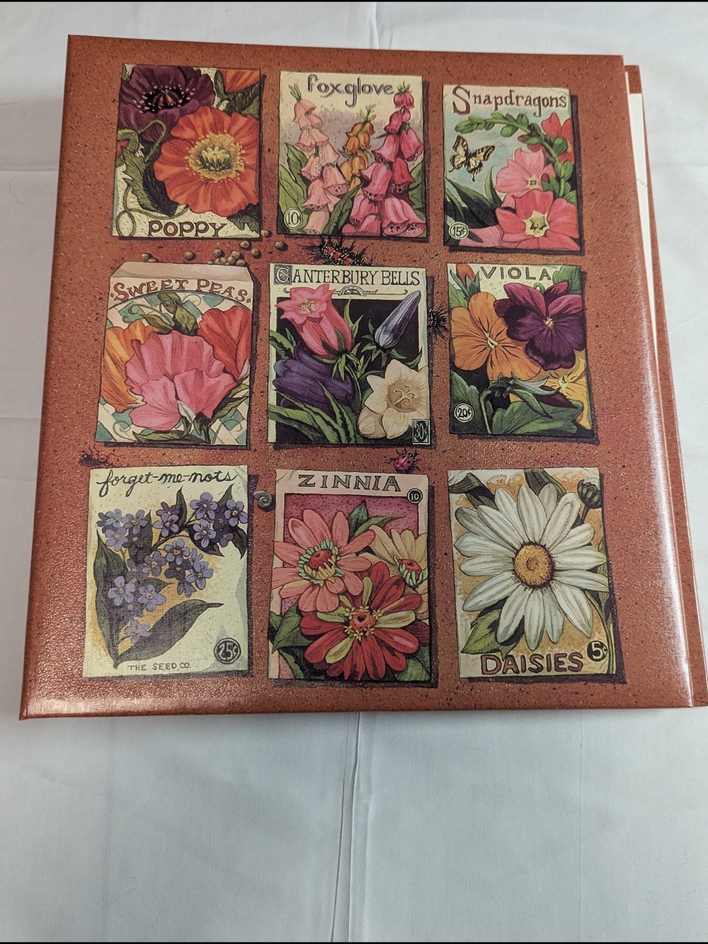 Rare Vintage Hallmark Floral Seed Packet Photo Album - Cottagecore Aesthetic NWT - Picture 2 of 11